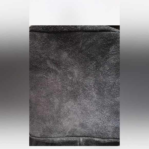 Genuine Leather Suede Fringe Floral Embroidery Shoulder Bag / Bucket Bag - Picture 8 of 8